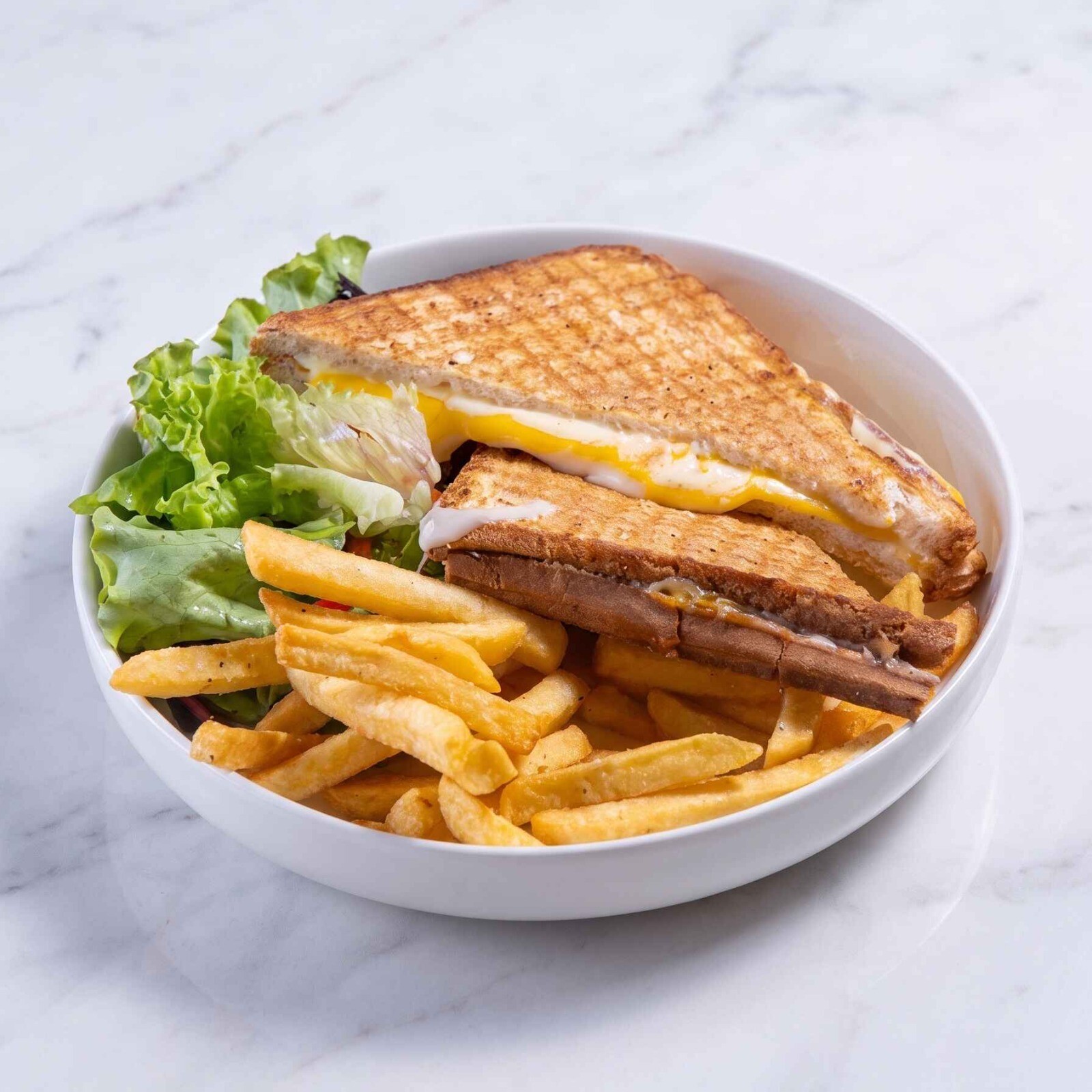 Cheddar Karamelize Soğan Tost