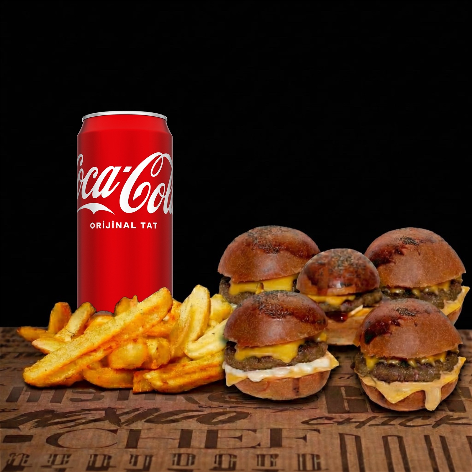 5'li Mini Burger (Handmade) Menü