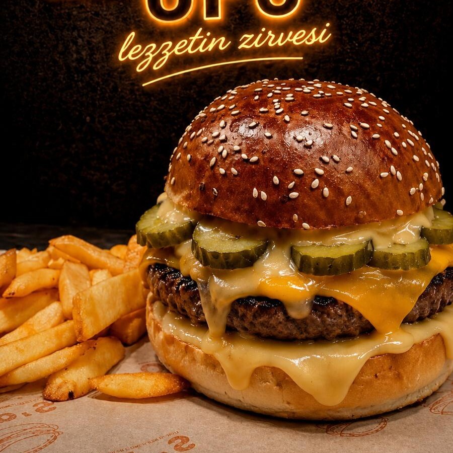 Chesee Burger Menü