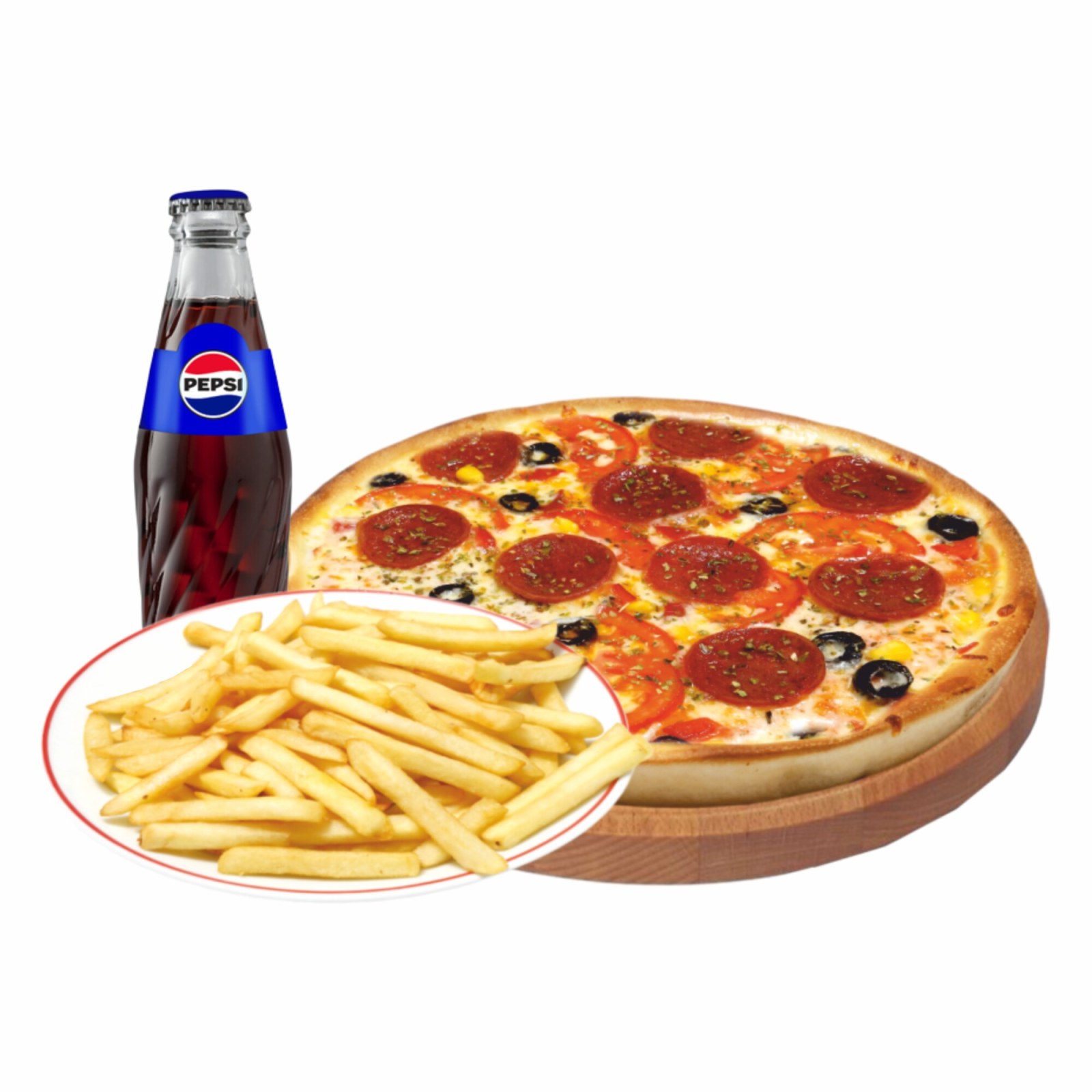 Small Pizza Menü
