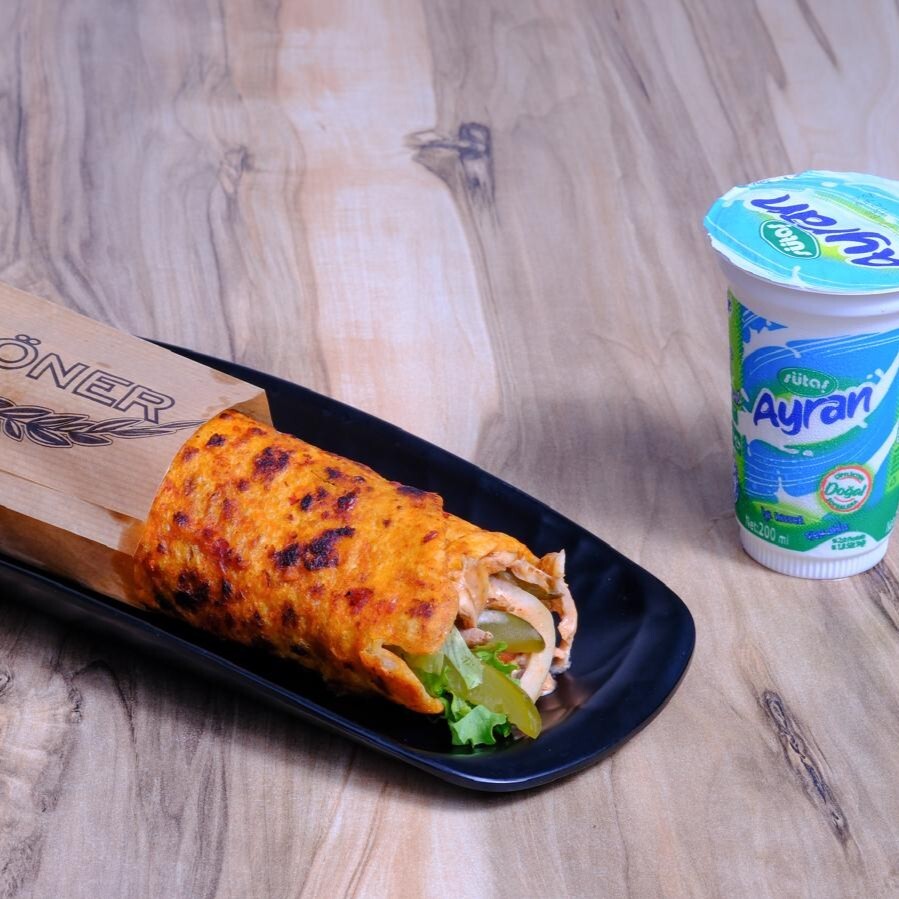 Hatay Usulü Tavuk Dürüm Menü (200 gr.)