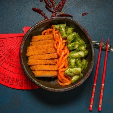 74 Kimchili Katsu Tavuk Udon