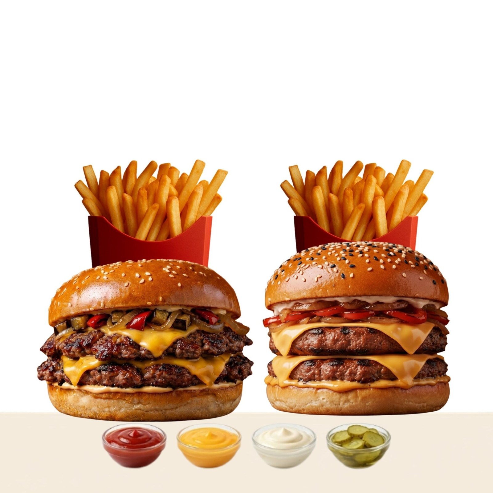 Gosht 2’li Burger Menü: Smash + Special