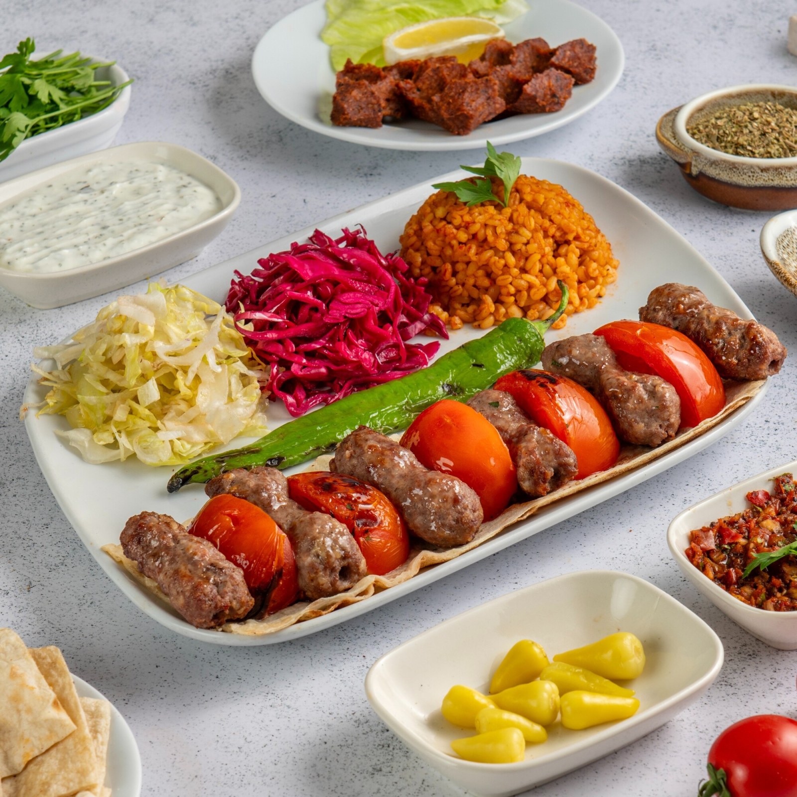 Domatesli Kebap