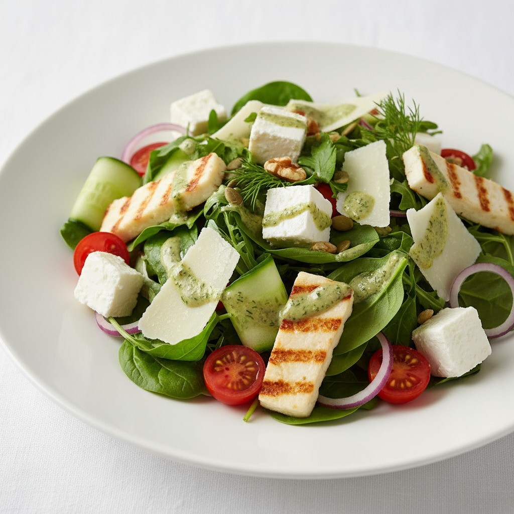 Grill Hellim Peynirli Salad