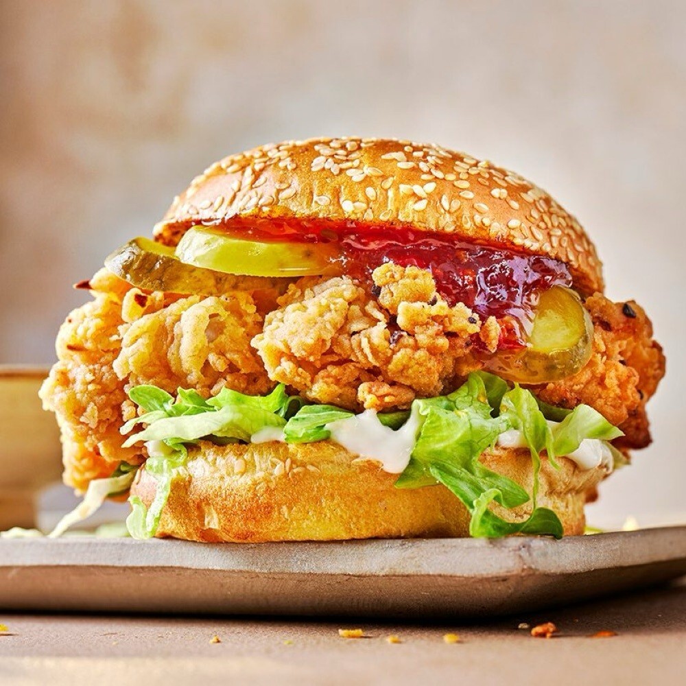 Chicken Burger Menü (120 gr.)