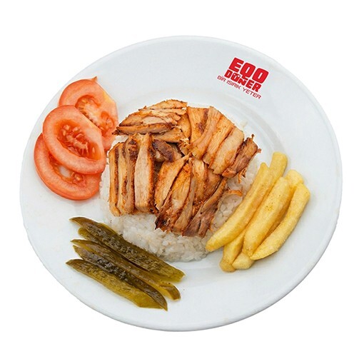 Pilav Üstü Tavuk Döner (1,5 Porsiyon)