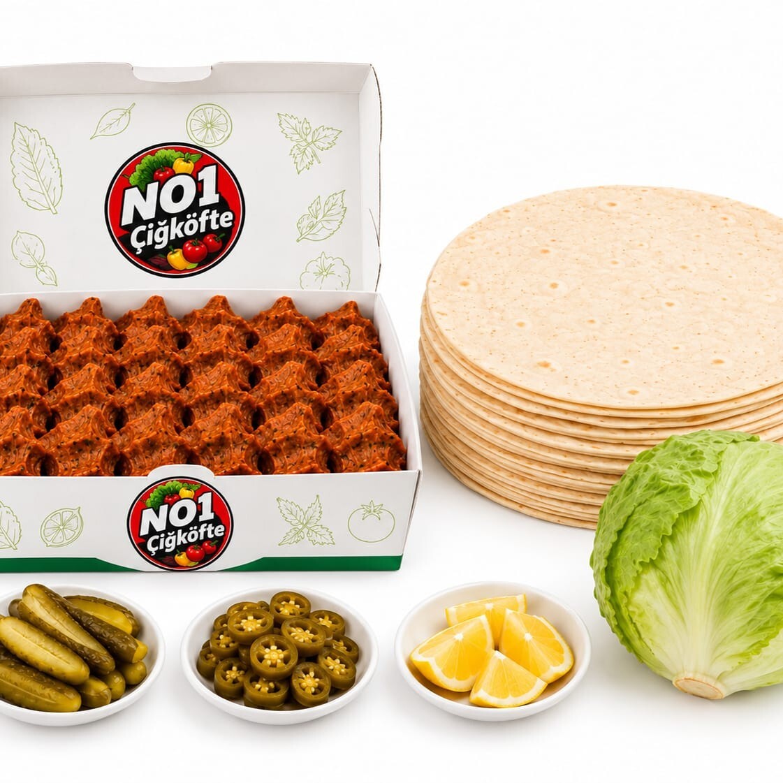 Çiğköfte 1kg (Malzemeli)