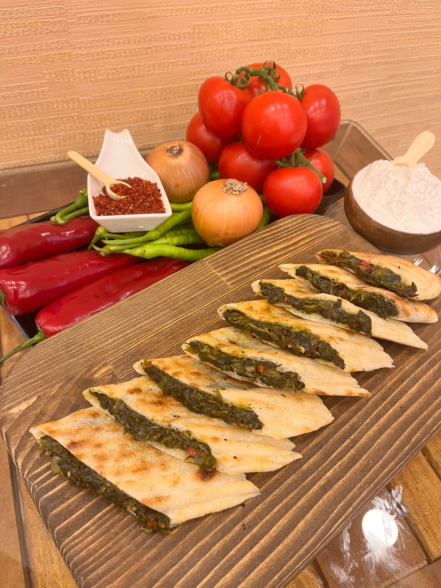 Ispanaklı Kır Pidesi (Lezzet ödüllü)