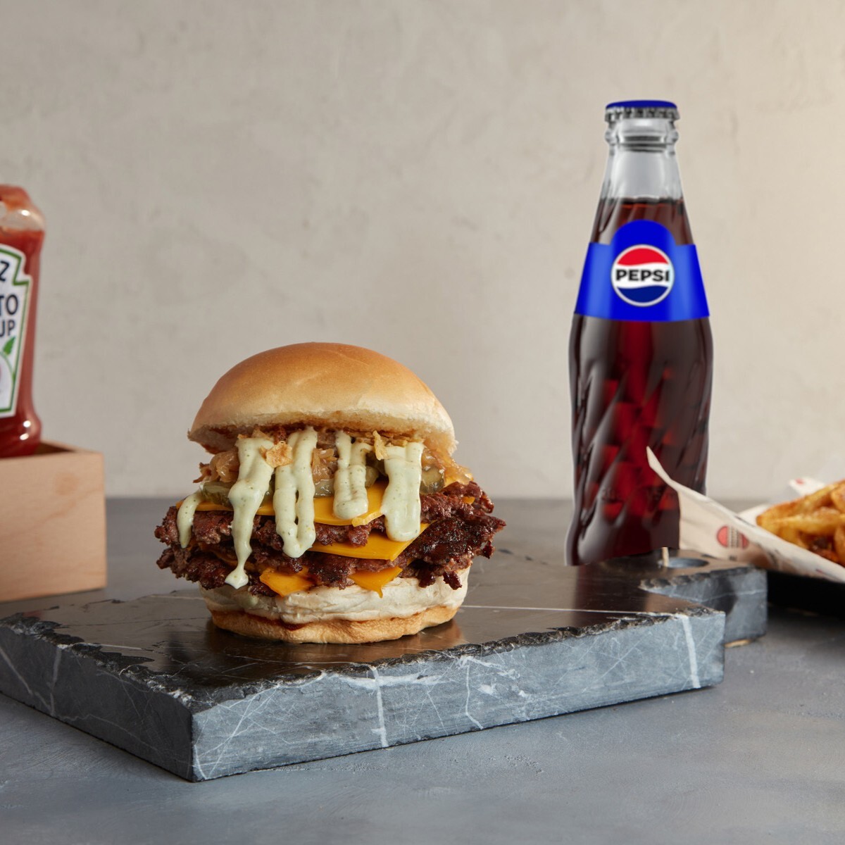 Smash Big Boss Burger Menü