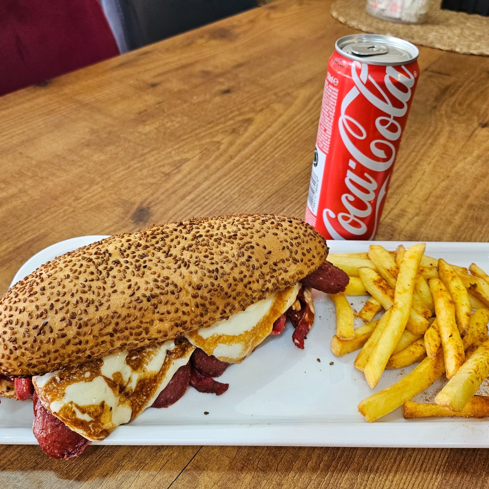 İzmir Kumru + patates tava + meşrubat