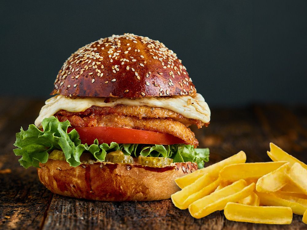 Tavuklu Mozeralla Burger