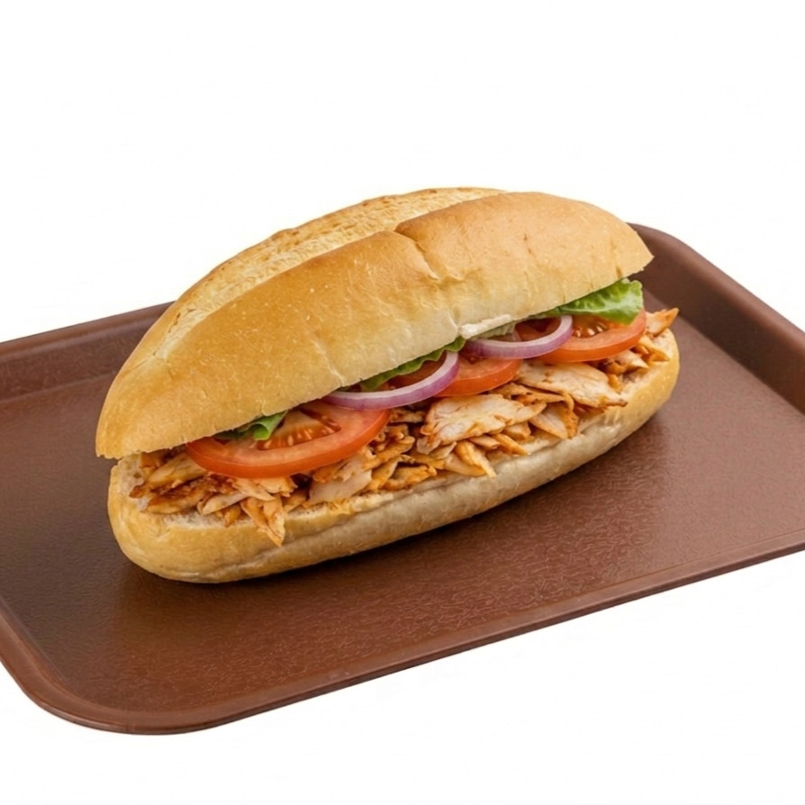 Yarım (Sandviç) Ekmek Tavuk Döner