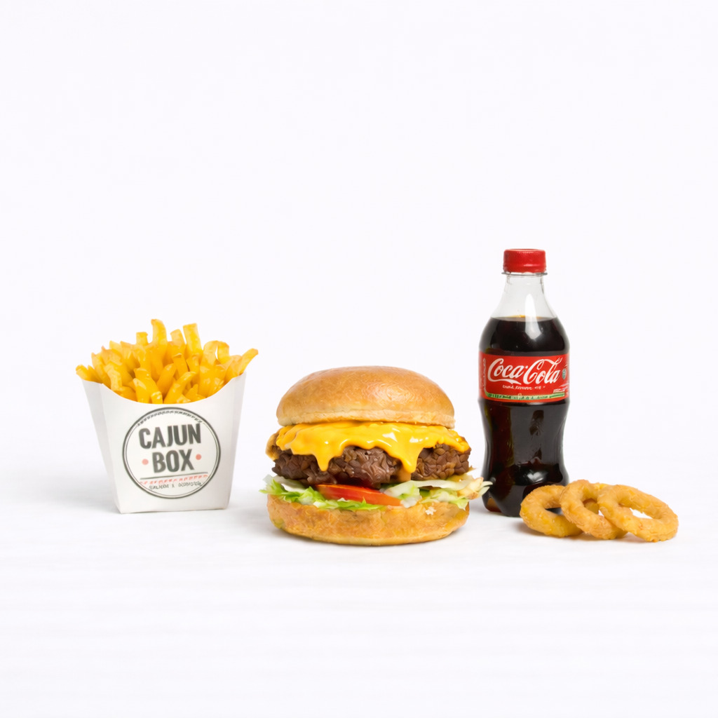 Cheddarlı Köfte Burger Menü