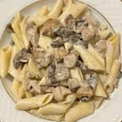 Kekikli Mantarlı Tavuklu Penne