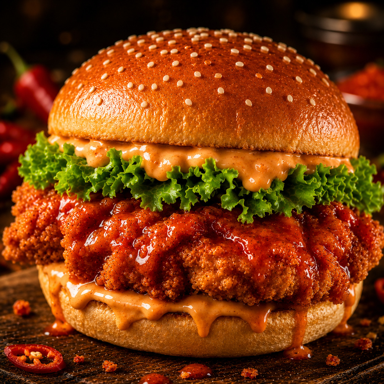 Spicy Chicken Burger