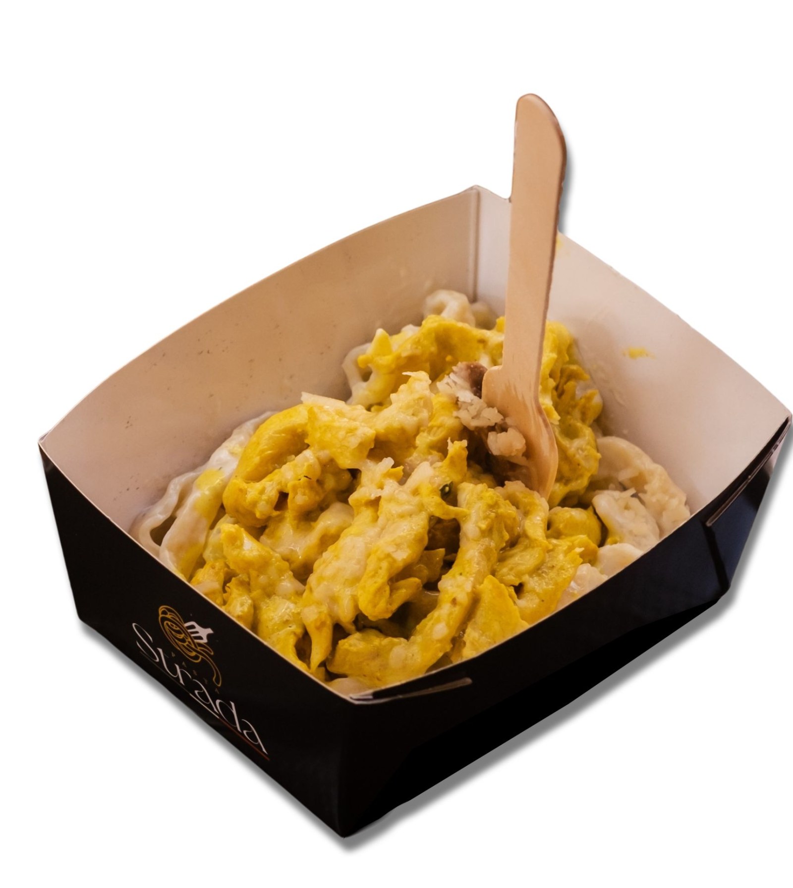 Köri Soslu Tavuklu Fettuccine Alfredo