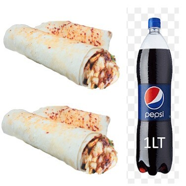 2 Döner + 1 L. Cola