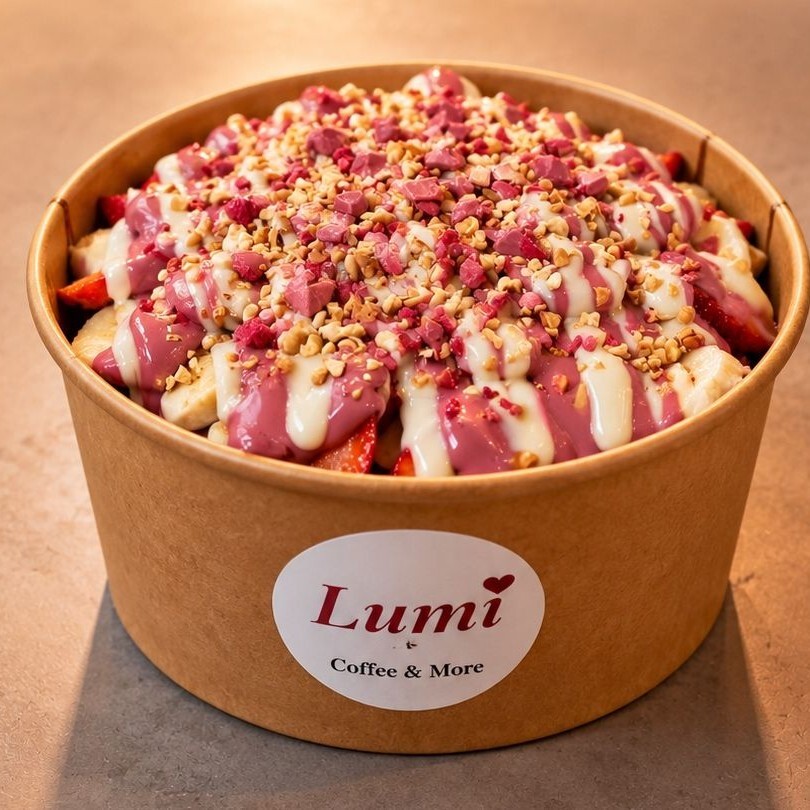 Frambuazlı Kova Waffle