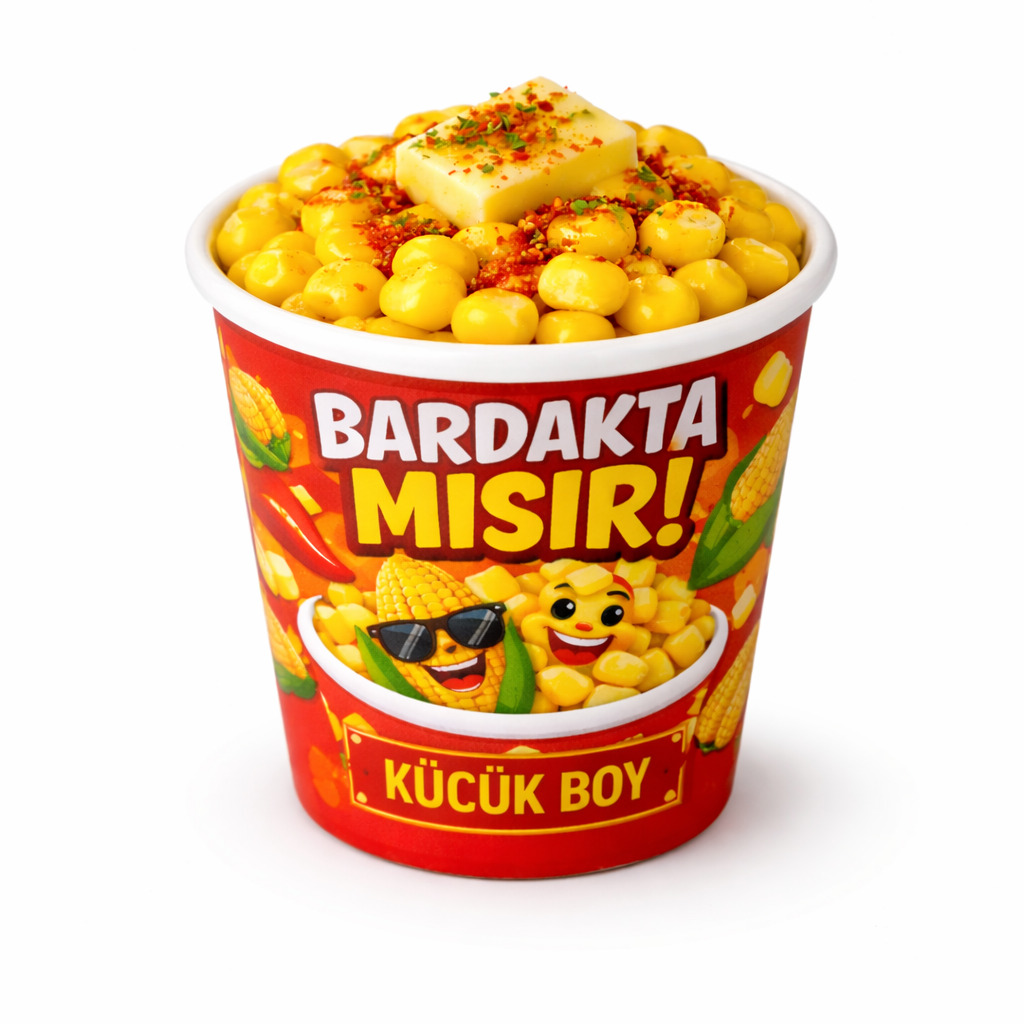 Bardakta Mısır (Küçük Boy)