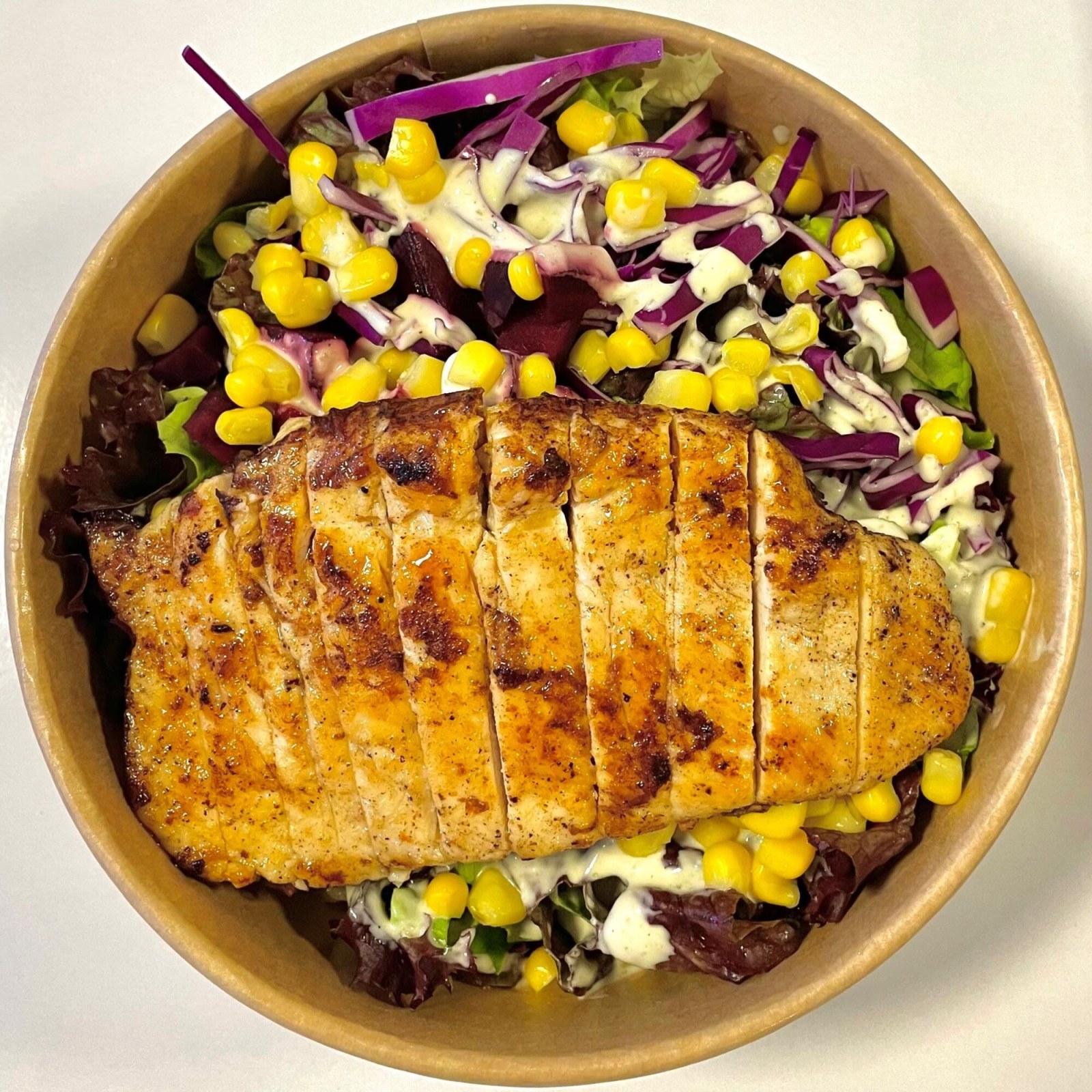 Tam Buğday Makarnalı Tavuk Bowl