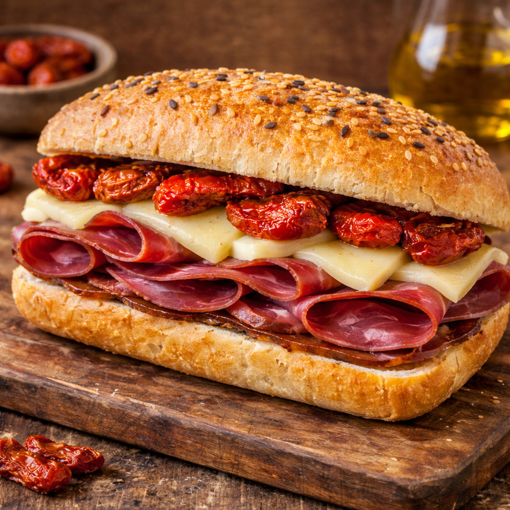Pastırmalı Sandviç