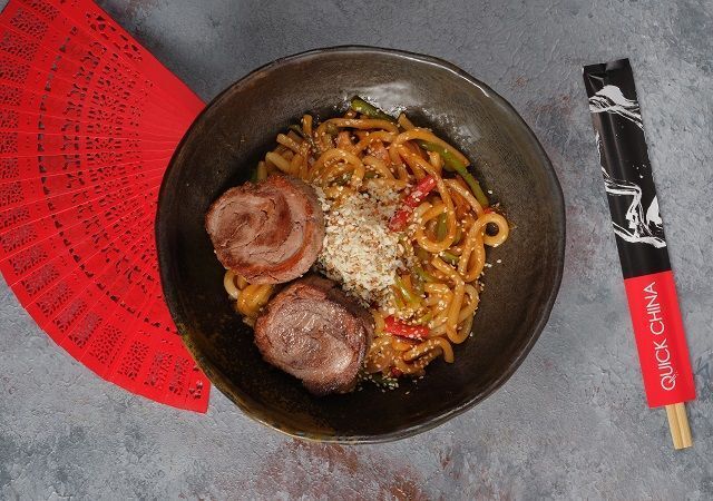154 Teriyaki Soslu Dana Eti Udon Noodle