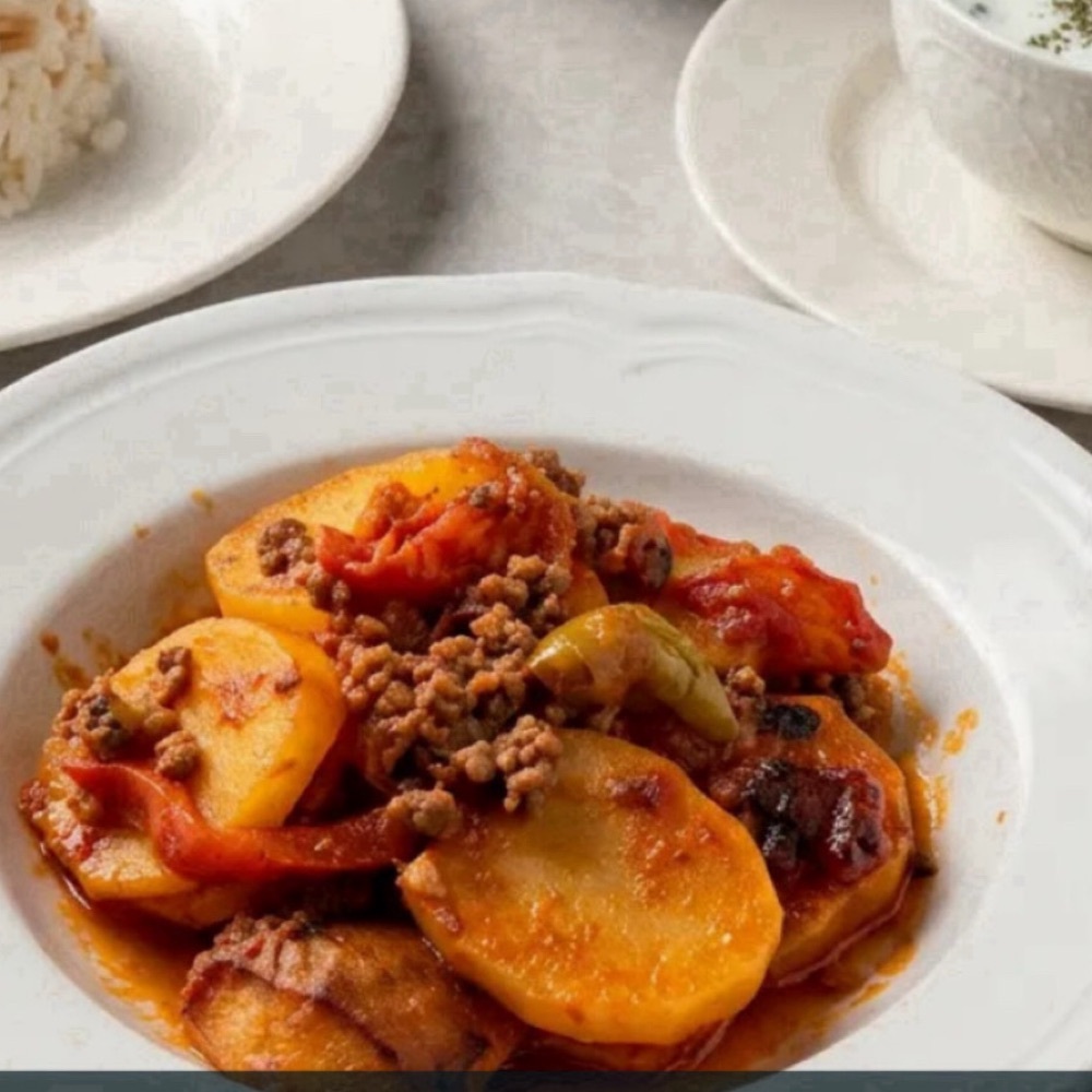 Kıymalı Patates Oturtma & Pirinç Pilavı