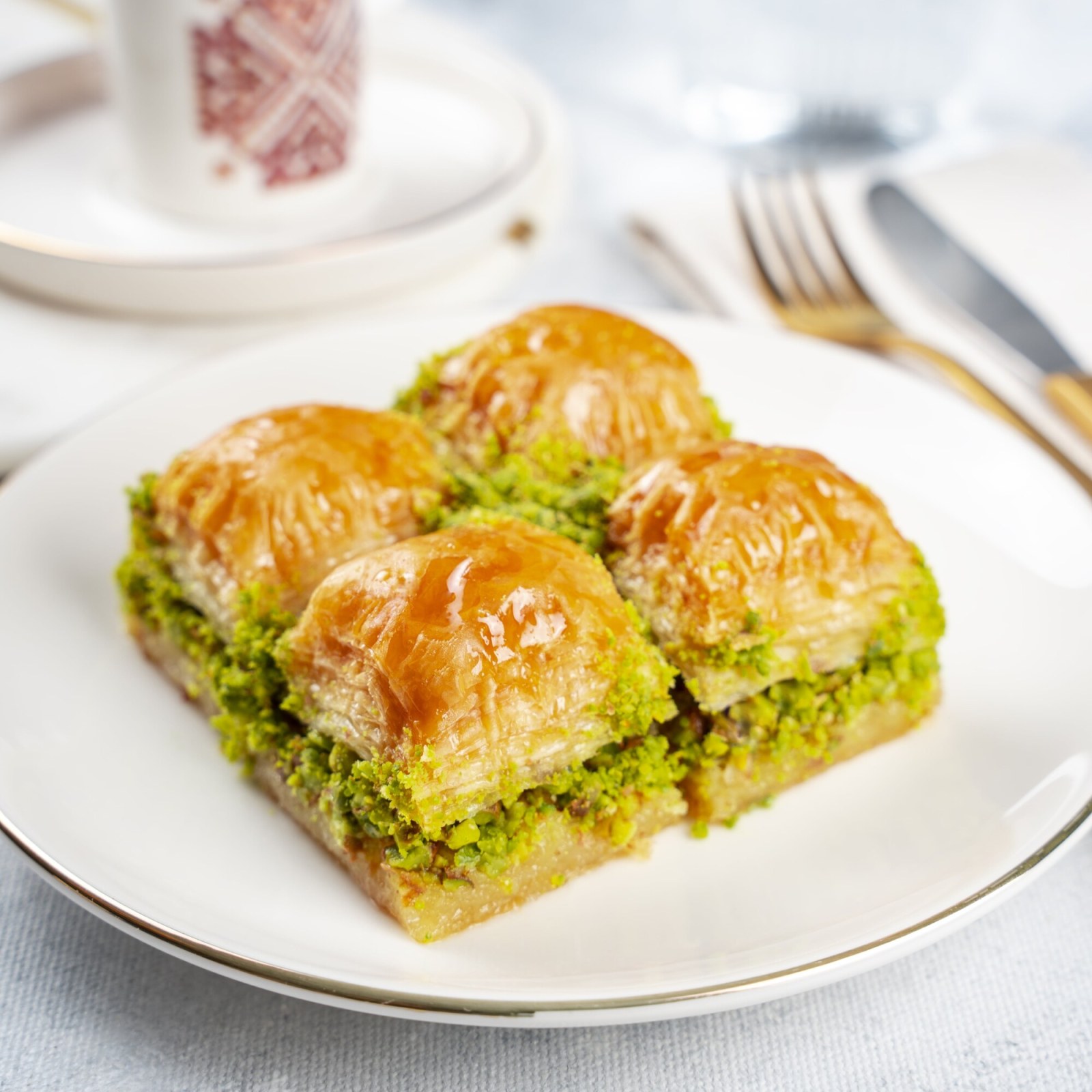 Fıstıklı Kuru Baklava (1 kg.)