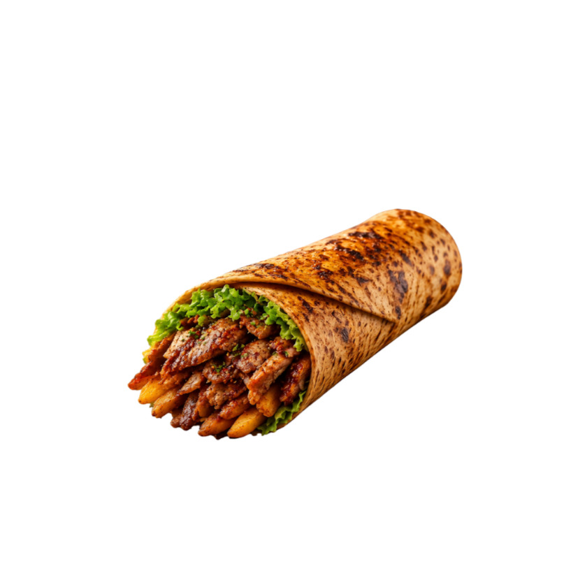 Hatay Usulü Tavuk Döner Dürüm