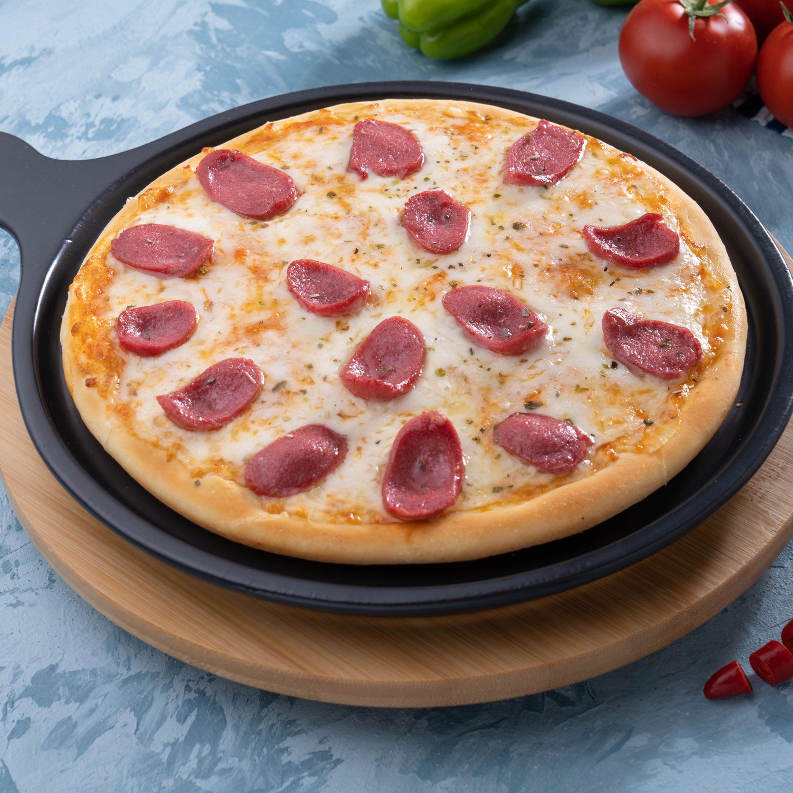 Sosisli Pizza (Orta Boy)