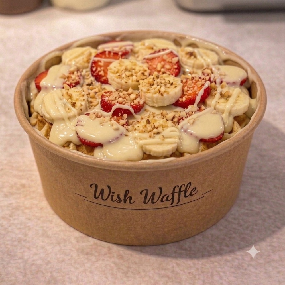 White Wish Waffle (Bowl)