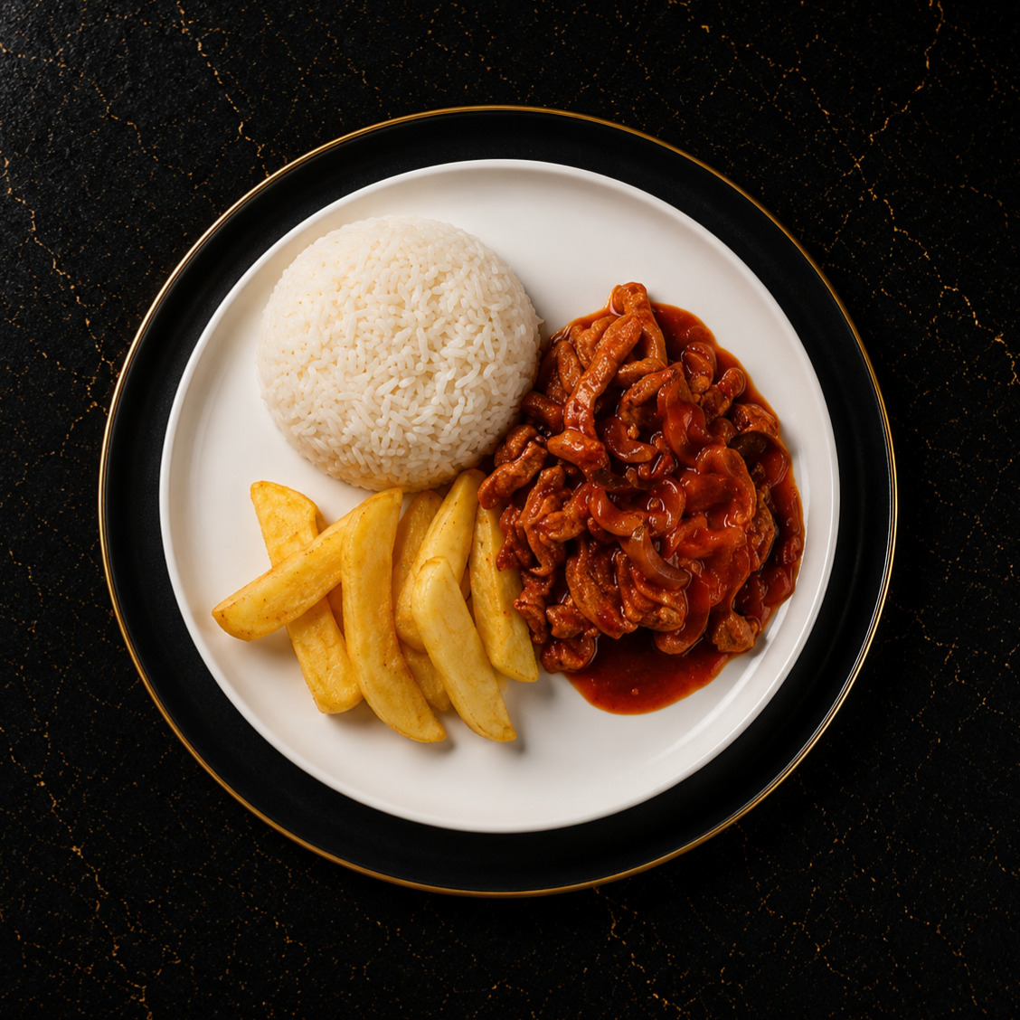 Barbekü Soslu Tavuk Tabağı
