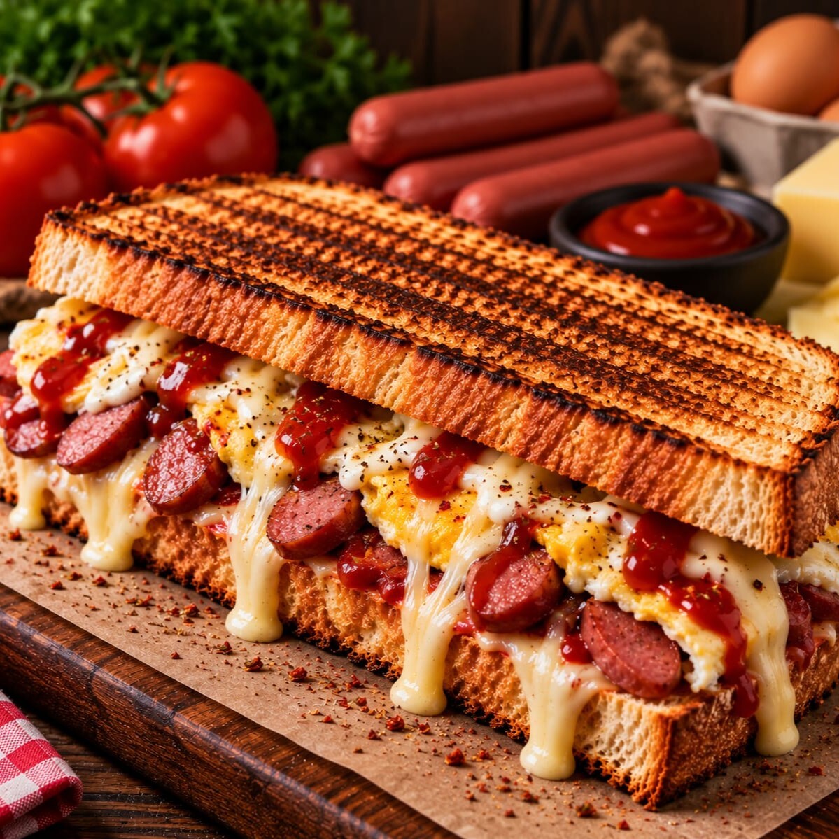 Sosisli Sanayi Tost
