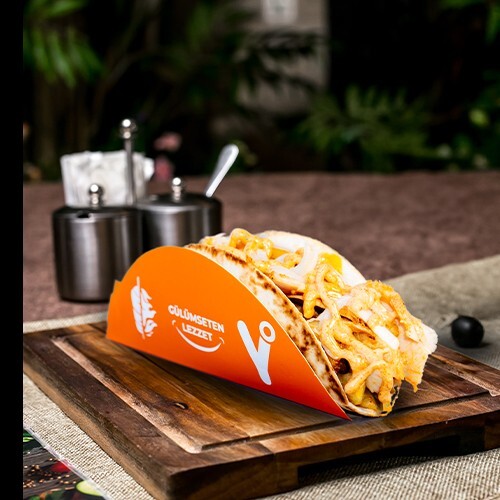 Tavuk Ye Taco (2 Adet) & Patates Kızartması