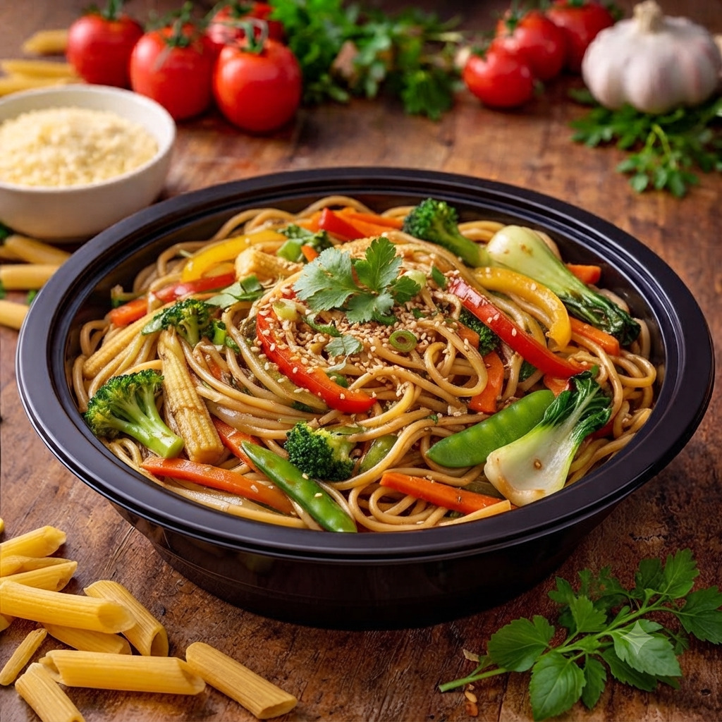 Sebzeli Noodle