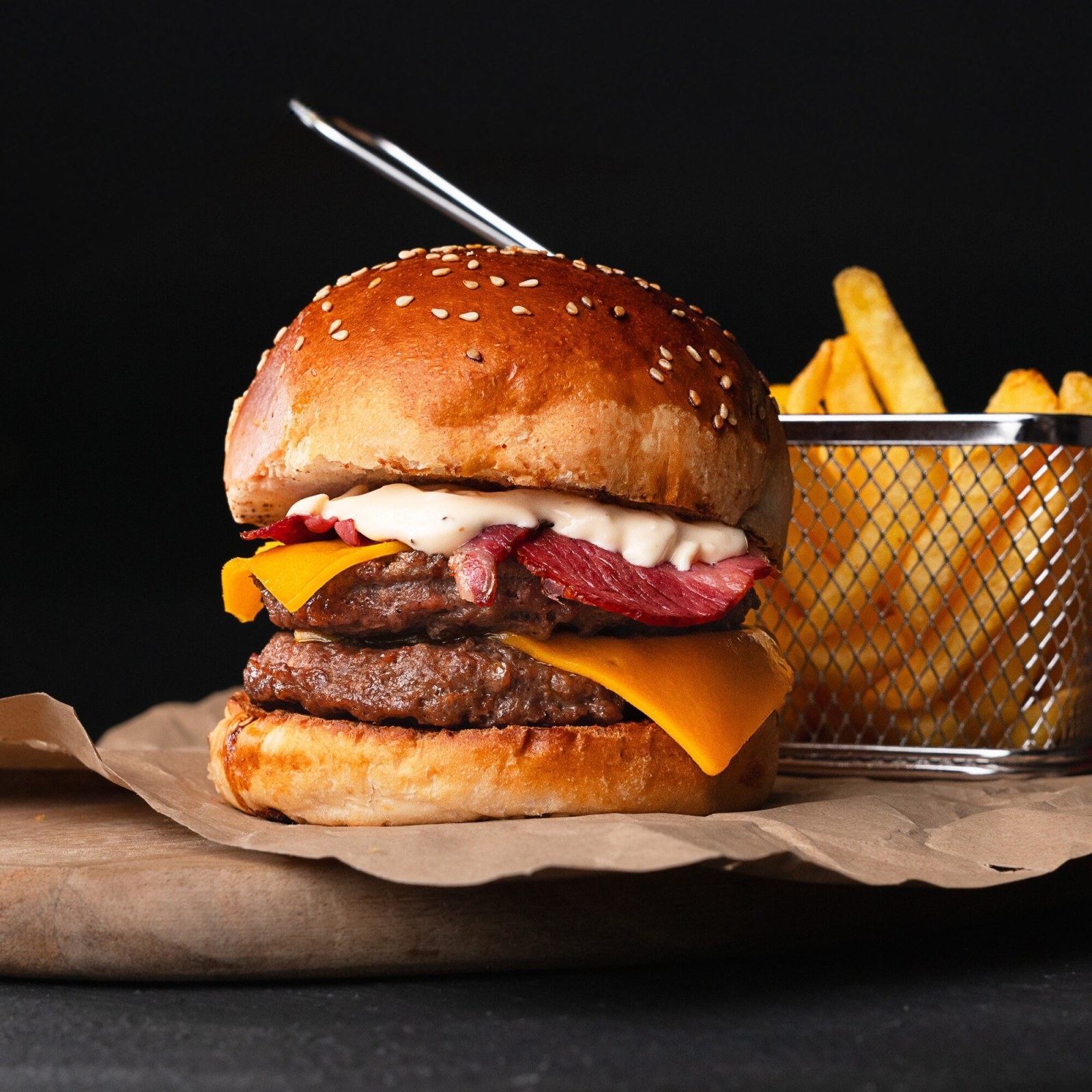 Truffle Royal Stack + Coca-Cola ( 33 Cl.)
