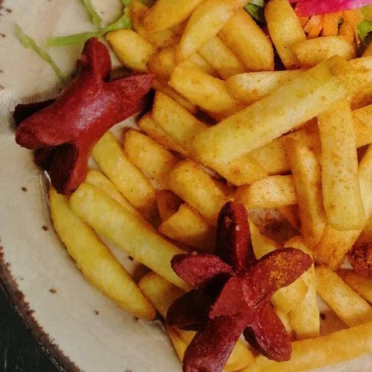 Sosis Patates Menü ( Sosis Patates Tabağı + Coca Cola 330 Ml )