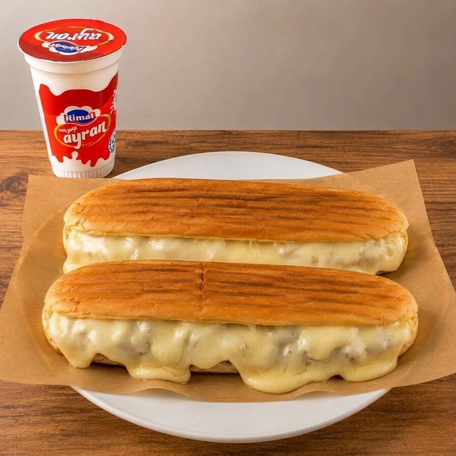 2'li Çift Kaşarlı Kantin Tost Menü