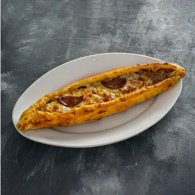 Kaşarlı Sucuklu Pide (Açık)