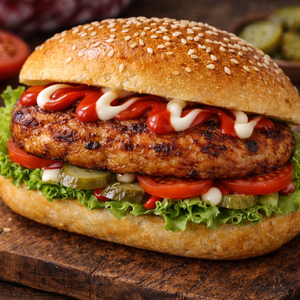 Tavuk Hamburger