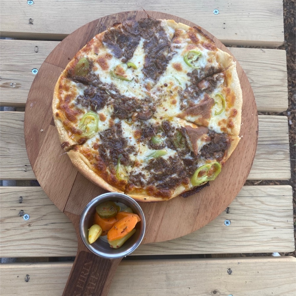 Kavurmalı Pizza (Ortaboy)