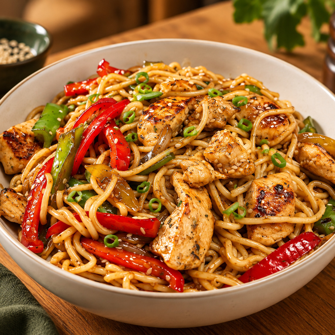 Aldente Tavuklu Noodle
