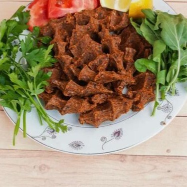 750 Gr Aile Boyu Çigköfte menü+1lt Ayran tüm malzemeler dahil