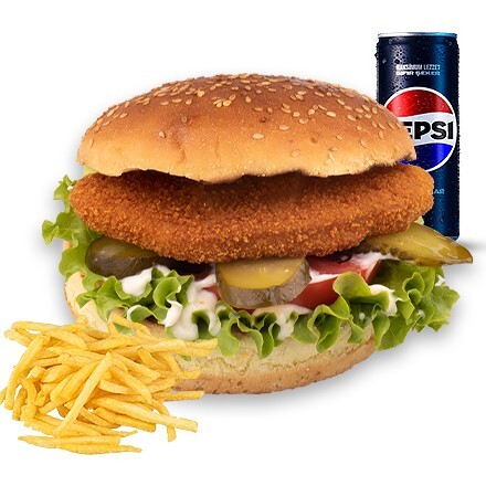 İso Tavuk Burger Menü