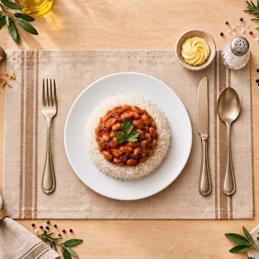 Pilav Üstü Kuru Fasulye (550gr)
