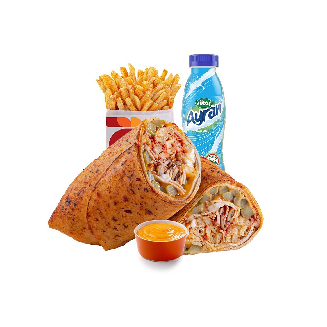 Mogaf Tavuk Burrito Menü