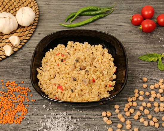 Mantarlı Bulgur Pilavı