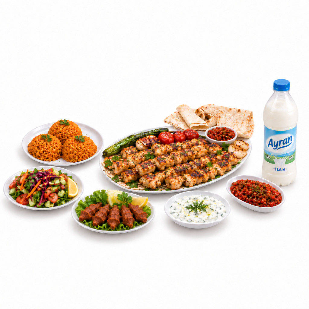 Tavuk Şiş Menü (1 Kg.)
