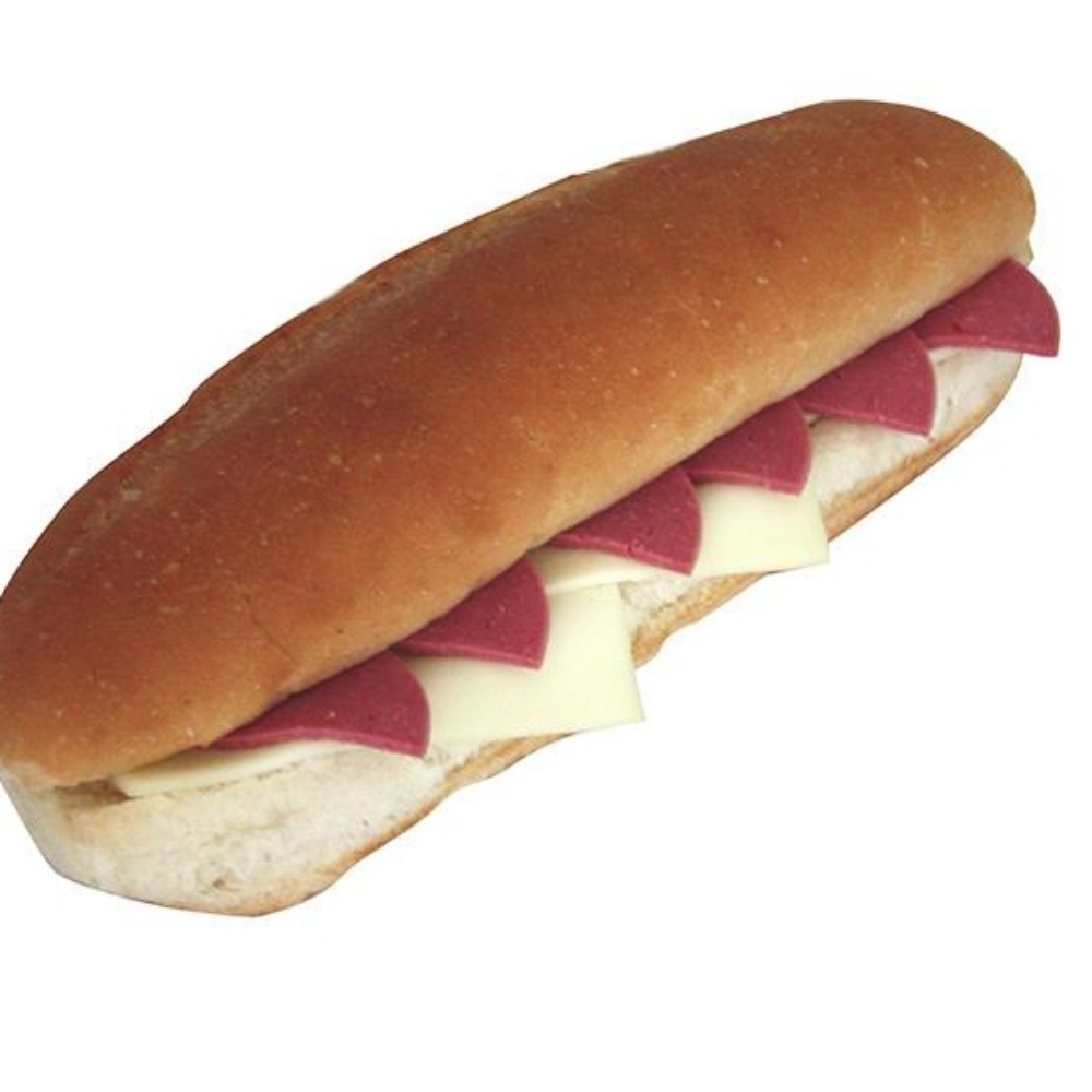 Ekmek arası Kaşarlı Salam Tost